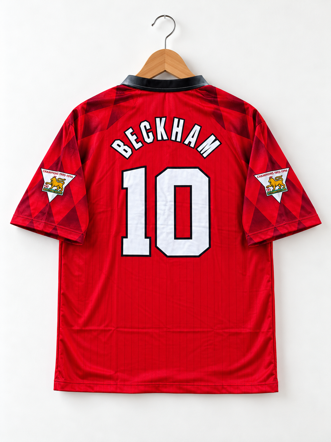 Beckham-10 Manchester United Five Sleeve 1996/98 Polo With Button