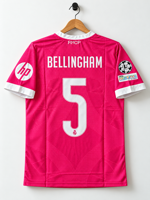 Bellingham-05 Real Madrid 26/27 Season 3rd Kit V Neck With Embroidery Logo