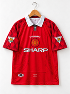 Beckham-10 Manchester United Five Sleeve 1996/98 Polo With Button