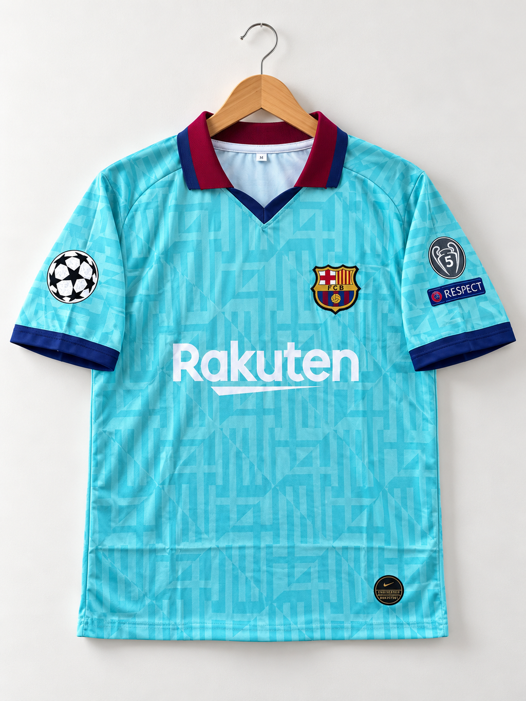Messi-10 Barcelona Polo Collar With Premium Embroiery
