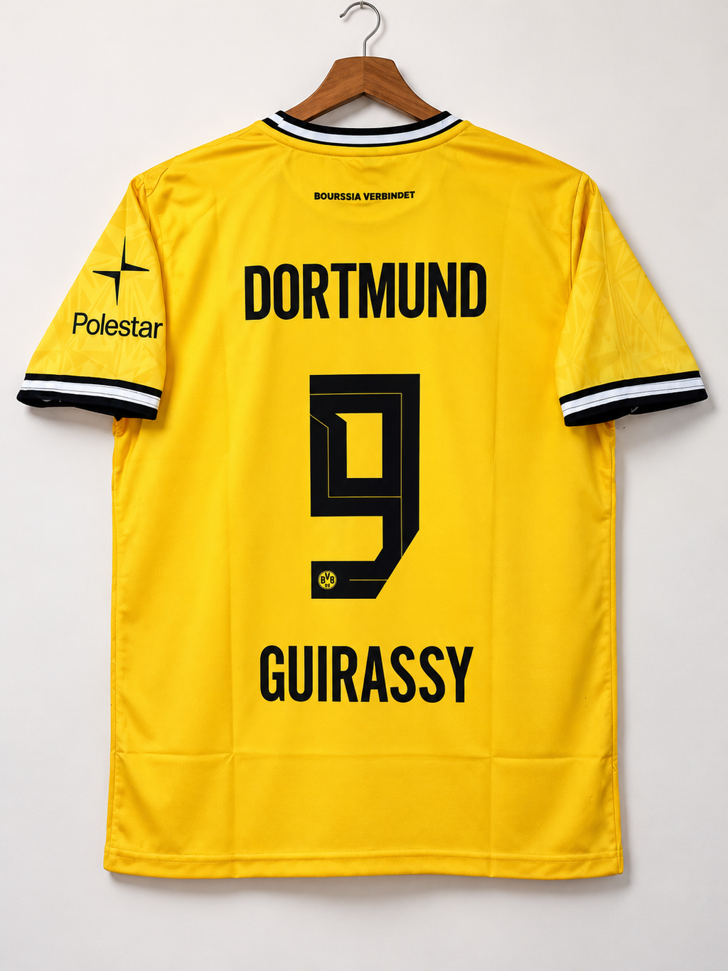 Guirassy-09 Dortmund 2026/27 Season Home Premium Embroidery Logo