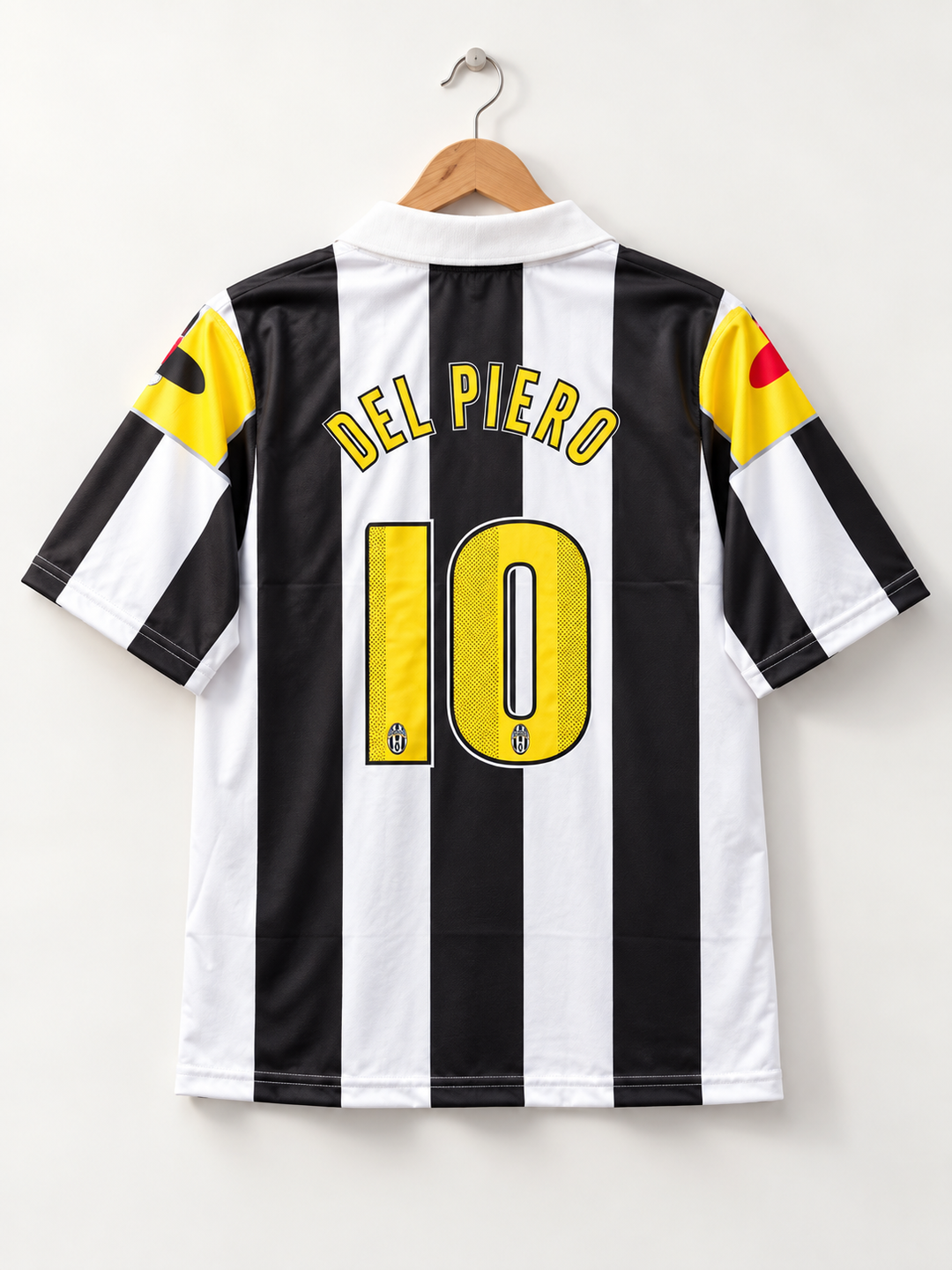 Delpiero-10 Juventus FC 2000/01 Five Sleeve Collar Retro