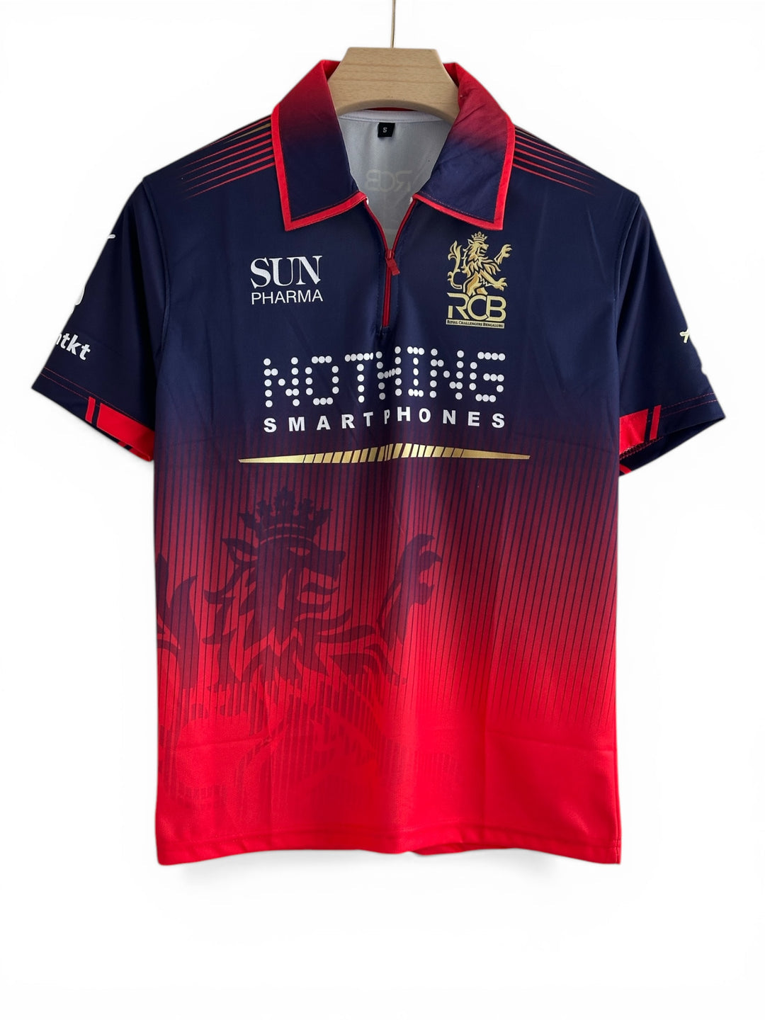 Virat-18 RCB 2026 -Kohli Fan Jersey With Collar And Zip