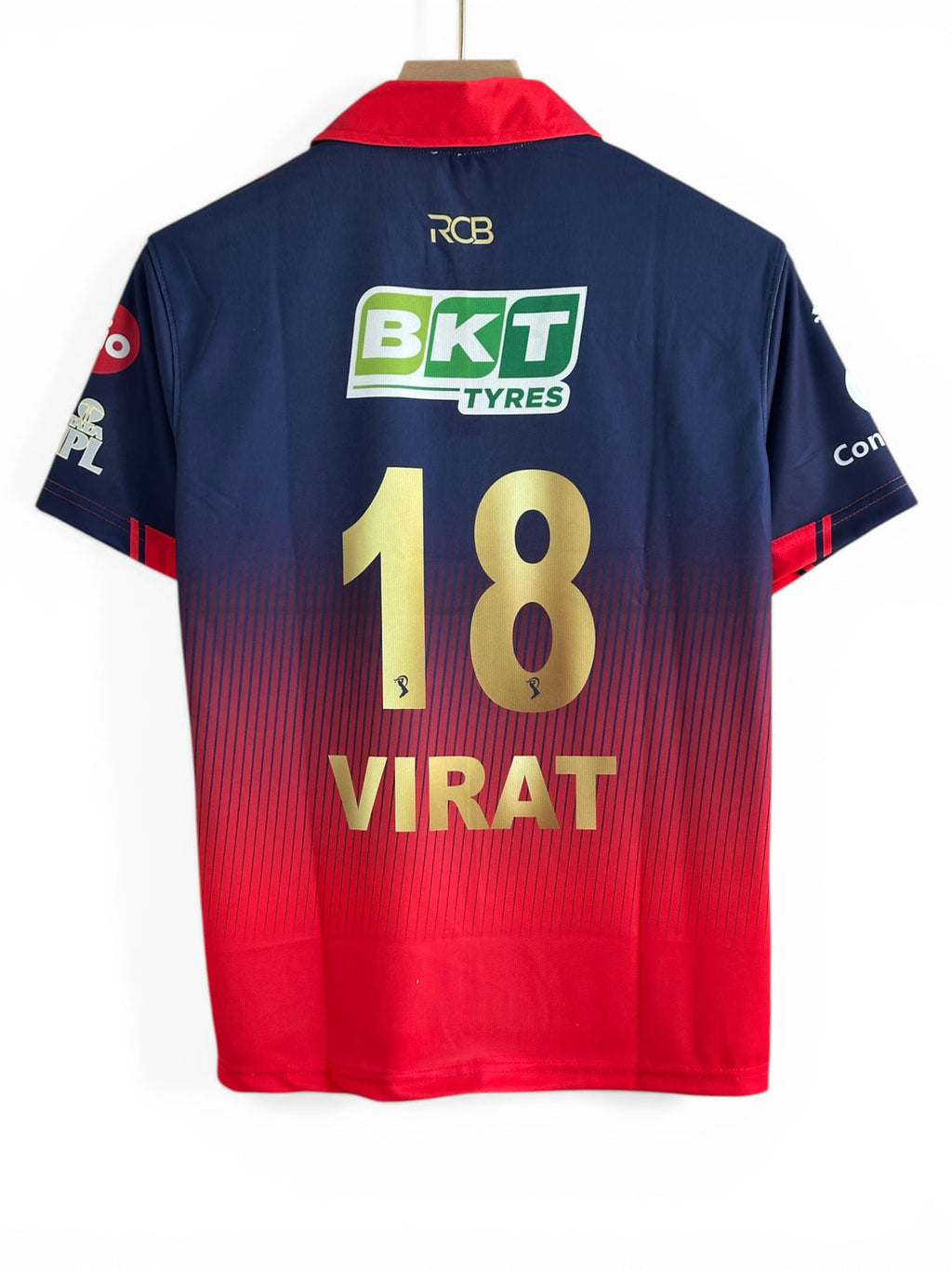 Virat-18 RCB 2026 -Kohli Fan Jersey With Collar And Zip