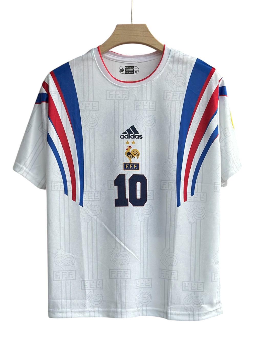 Zidane-10 France 1996/97 Five Sleeve