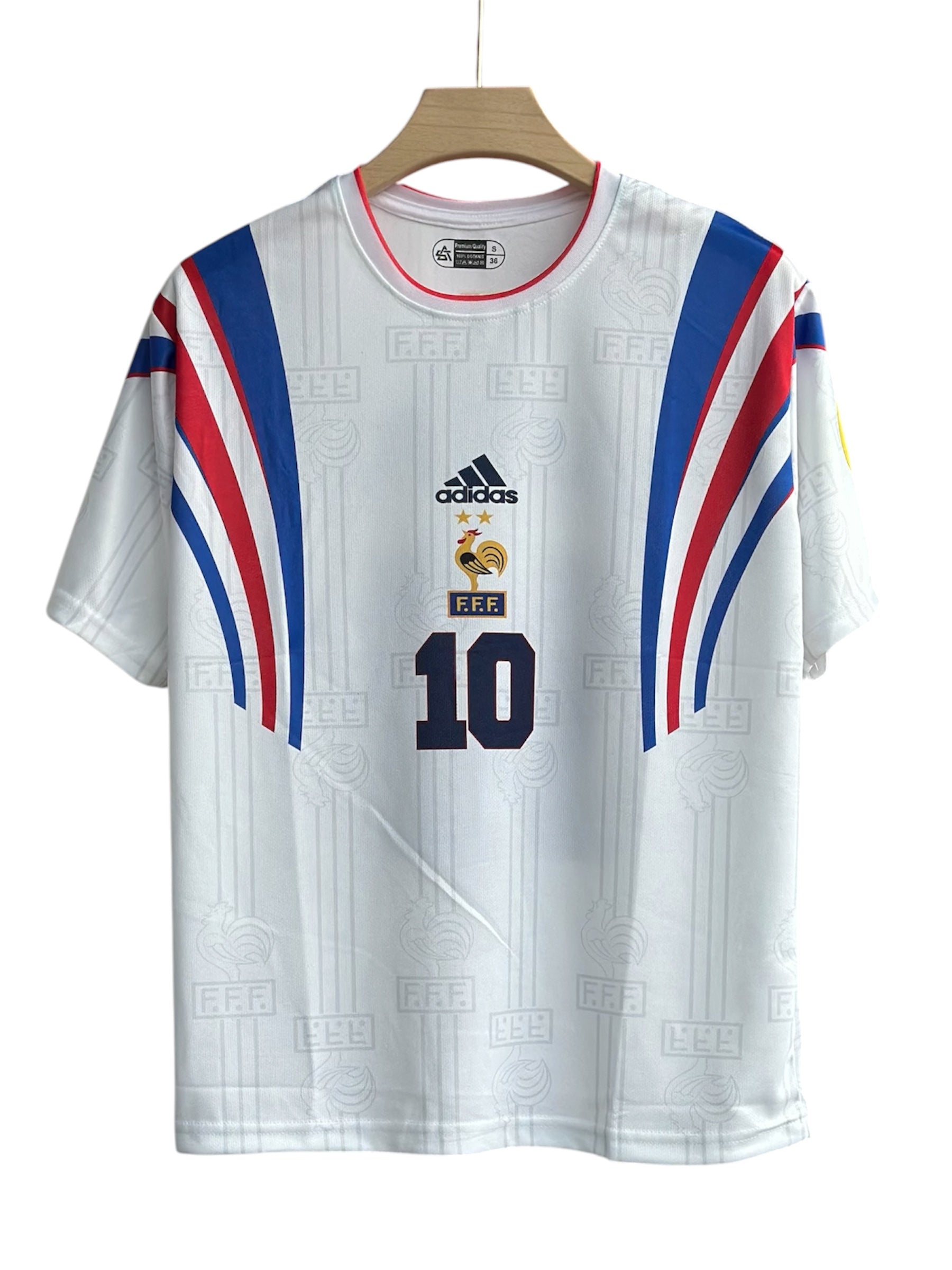 Zidane-10 France 1996/97 Five Sleeve