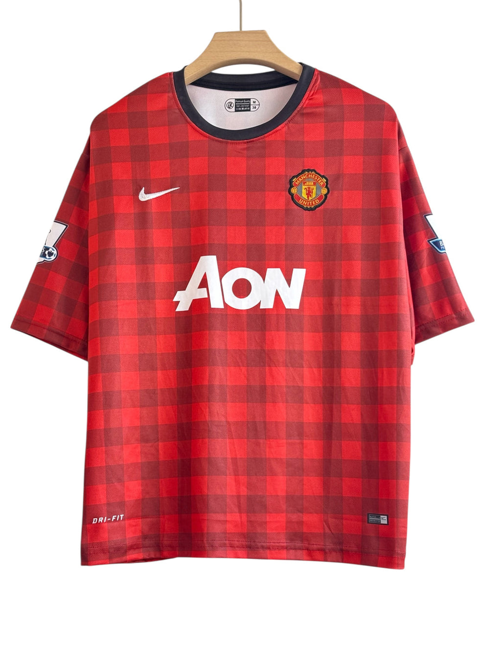 V Persie -20 Manchester United 2012/13 Five Sleeve With Embroidery Logos