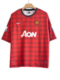V Persie -20 Manchester United 2012/13 Five Sleeve With Embroidery Logos