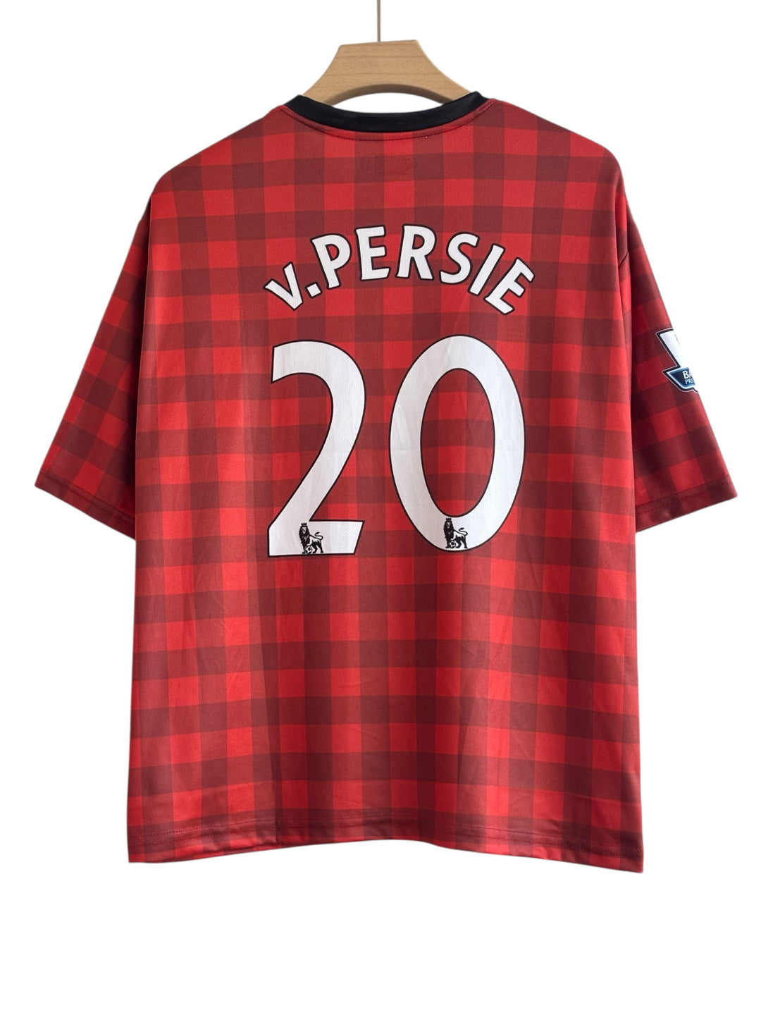 V Persie -20 Manchester United 2012/13 Five Sleeve With Embroidery Logos