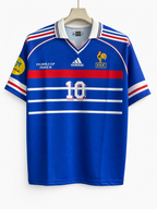 Zidane-10 France 1998 Five Sleeve with Collar
