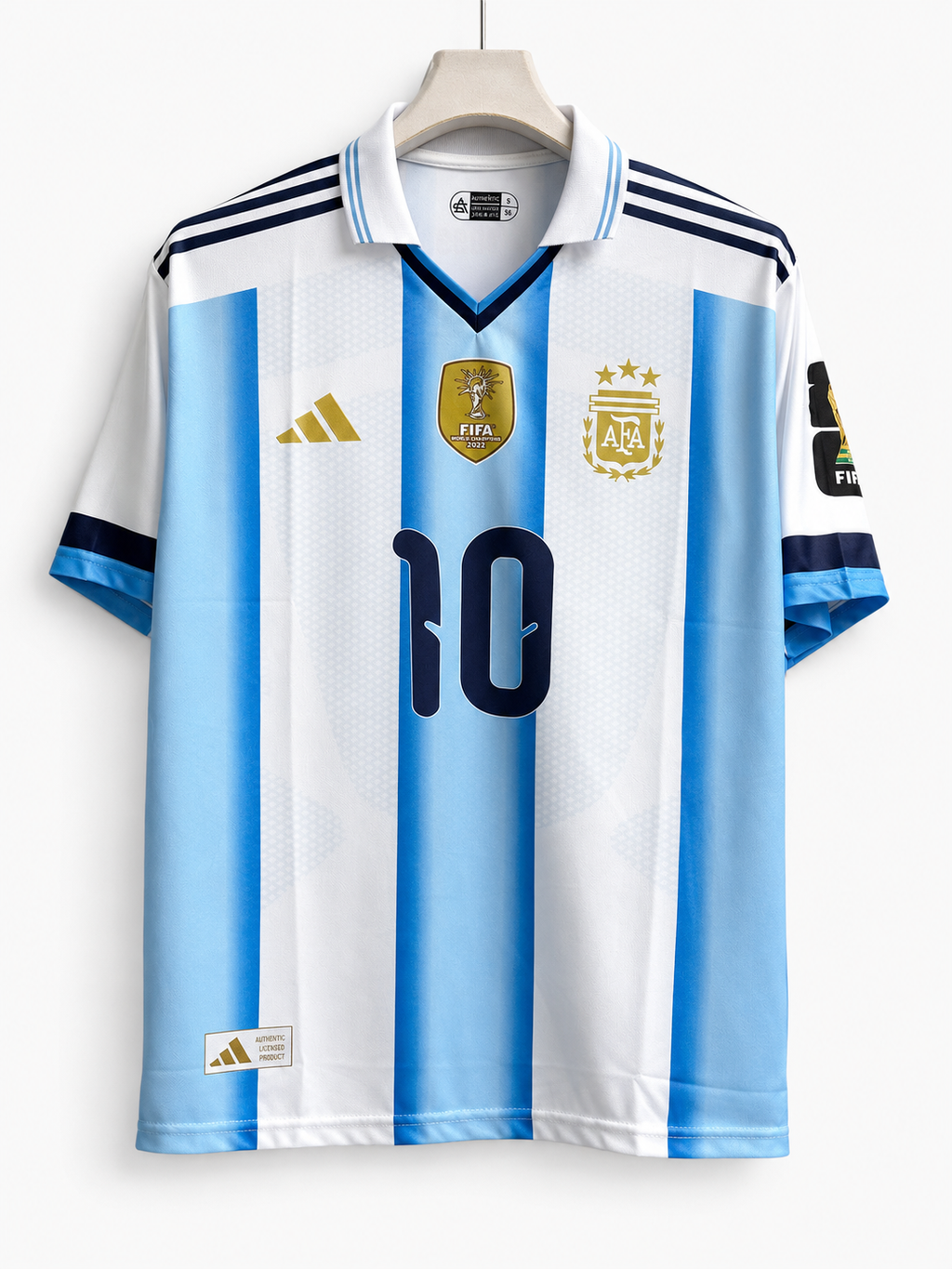 Messi-10 Argentina 2026 Worldcup Five Sleeve Collar