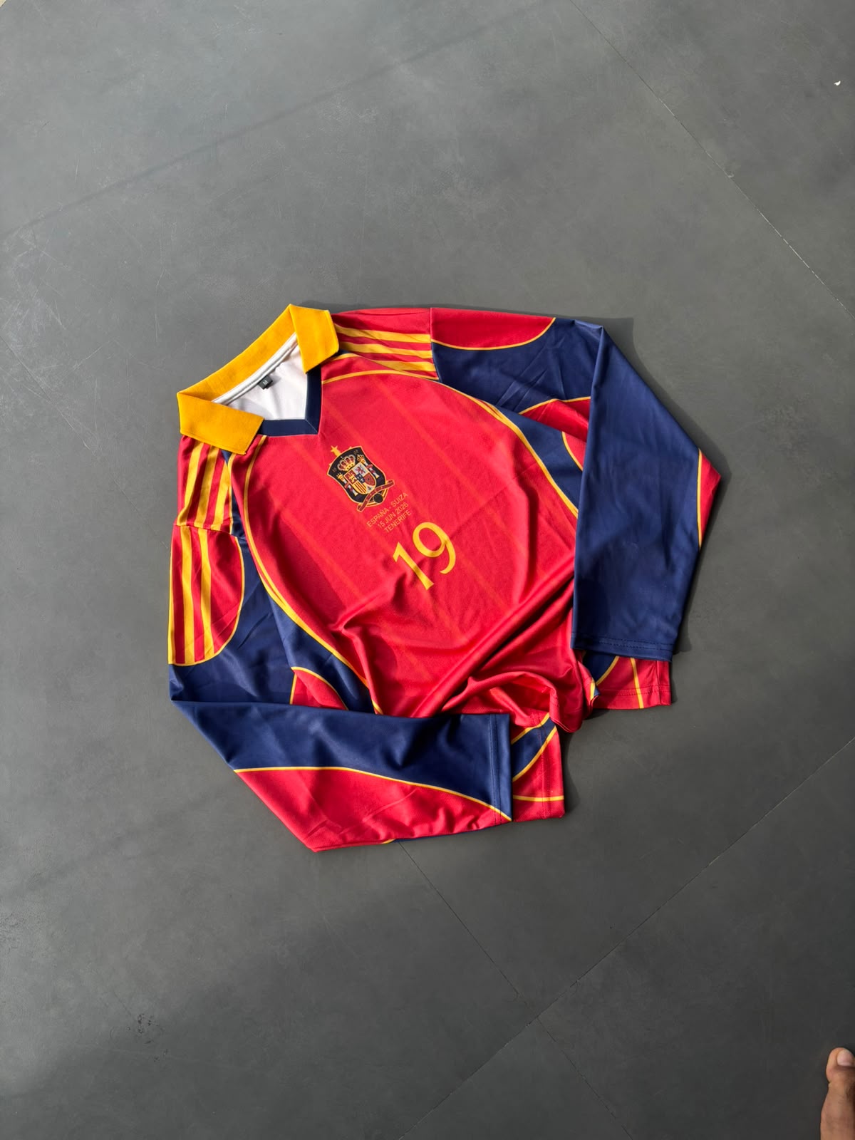 Lamine Yamal-19 Spain 2000 Home kit Full Sleeve collar