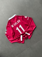 M.Salah-11 Liverpool Home Kit Retro Full Sleeve with Collar