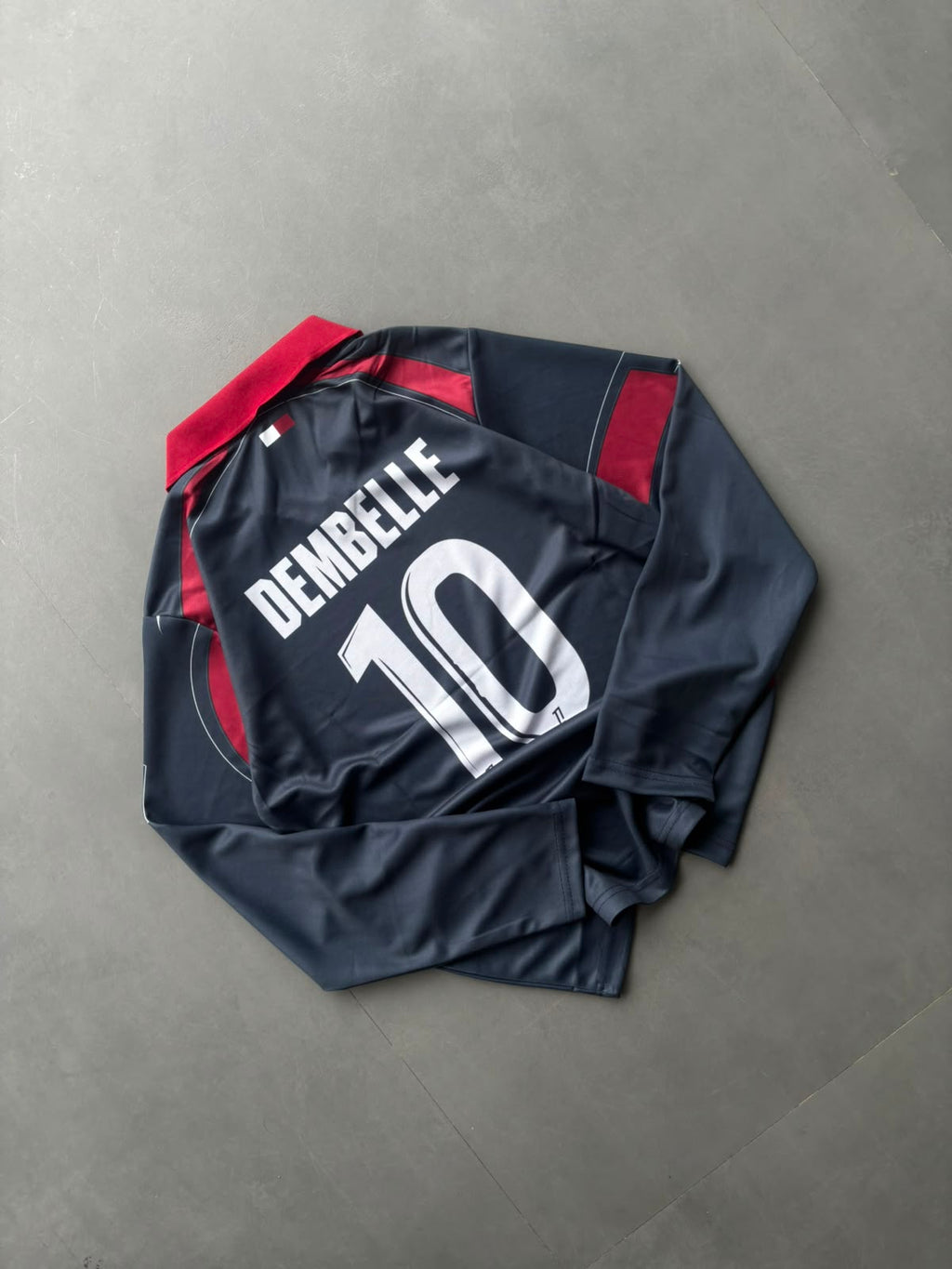 Dembelle-10 PSG Full Sleeve with Collar