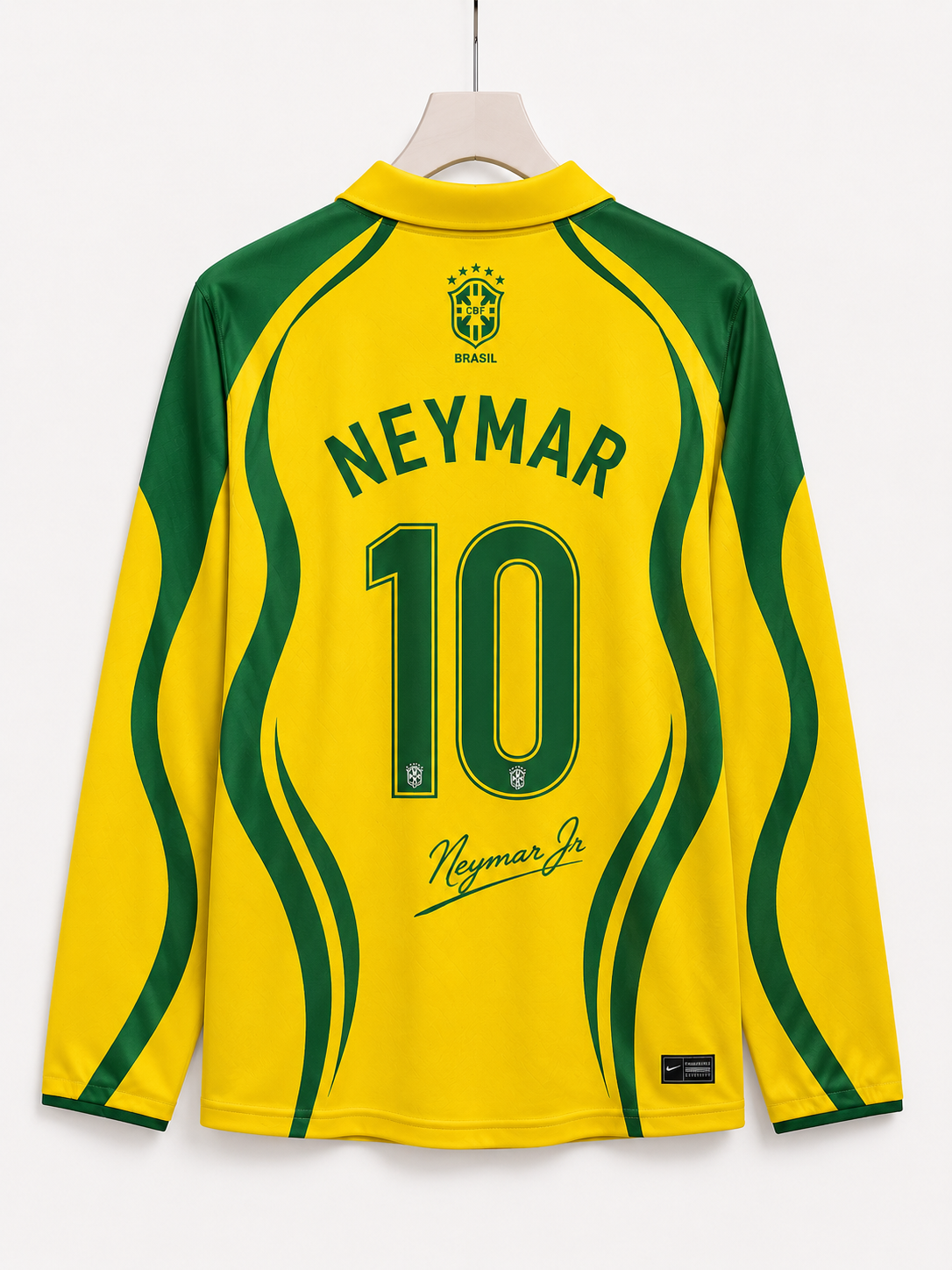 Neymar-10 Brazil 1998 Special Edition Full Sleeve Collar
