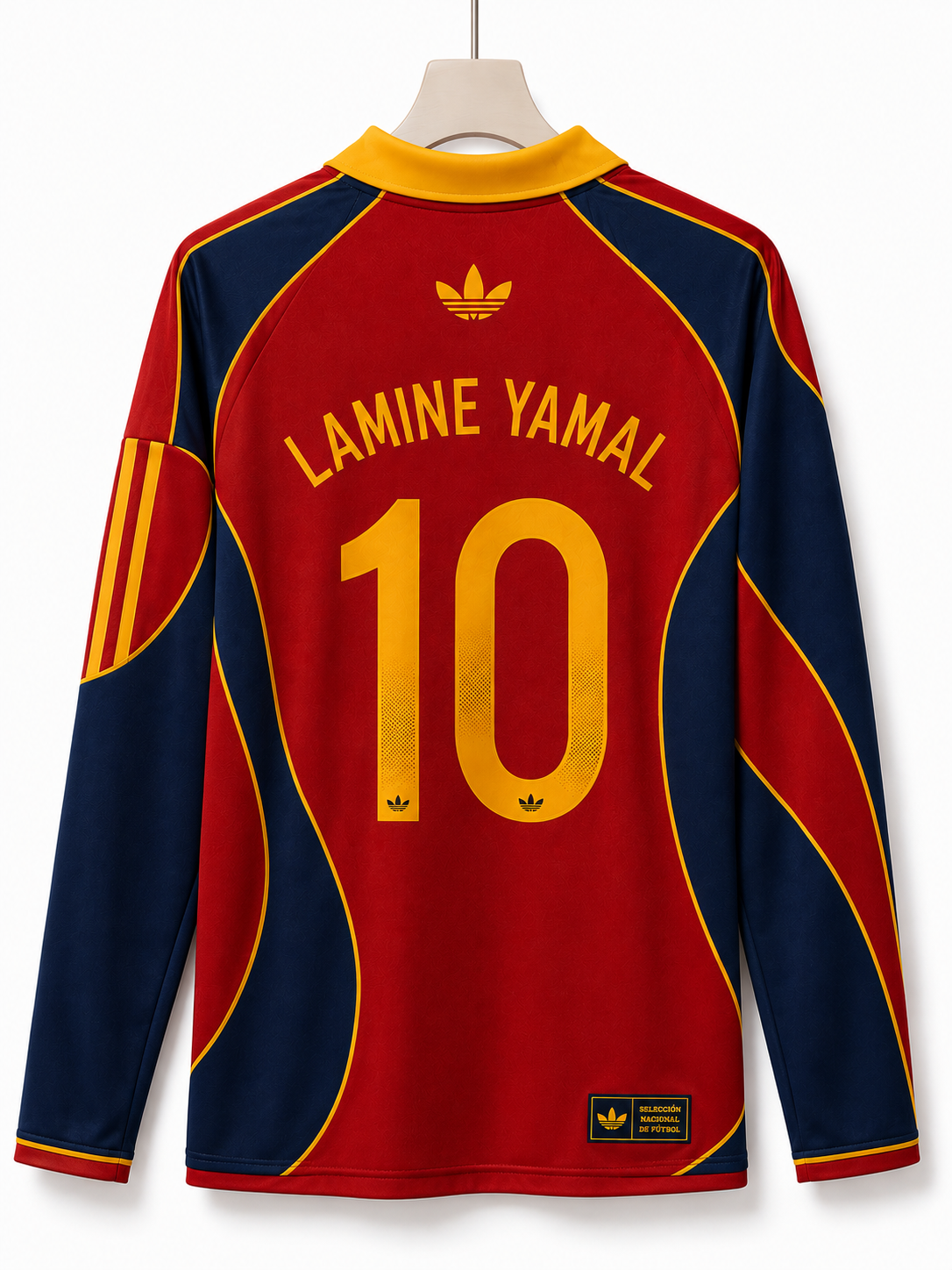 Lamine Yamal-19 Spain 2000 Home kit Full Sleeve collar