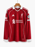 M.Salah-11 Liverpool Home Kit Retro Full Sleeve with Collar