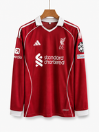 M.Salah-11 Liverpool Home Kit Retro Full Sleeve with Collar
